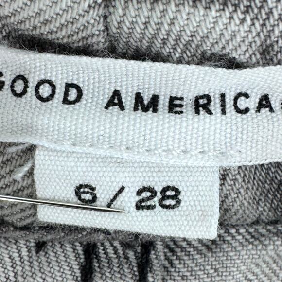 Good American Jeans Women's 6 28 Gray - Picture 3 of 4